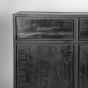 Chili dressoir mangohout zwart 170x45x90 cm