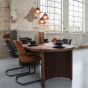 Vito eettafel 240x100 cm mangohout espresso