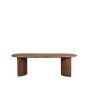 Vito eettafel 240x100 cm mangohout espresso