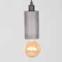 Fresco hanglamp 1L 8x8 cm beton grijs