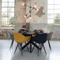 Stilo hanglamp 5L 70x70x70 cm zwart