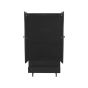 Cotia wandkast 100x40x200 cm - zwart