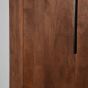 Rio wandkast 2-deurs 100 cm mangohout espresso