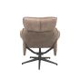 Verdal fauteuil micro suede - taupe