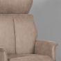 Verdal fauteuil micro suede - taupe