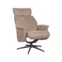 Verdal fauteuil micro suede - taupe
