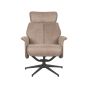 Verdal fauteuil micro suede - taupe
