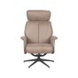 Verdal fauteuil micro suede - taupe