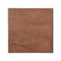Restaurant/Bartafel Blad Vierkant Straight Edge 70x70 cm - espresso