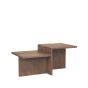 Skip salontafel - espresso mangohout