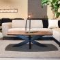 Zane salontafel 120x56x40 cm - espressso mangohout