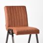 Matz eetkamerstoel microvezel cognac