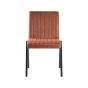 Matz eetkamerstoel microvezel cognac