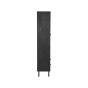 Cotia wandkast 100x40x200 cm - zwart