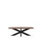 Zane salontafel 120x56x40 cm - espressso mangohout