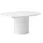 Kelly ronde uitschuif eetafel Ø120-167 cm - wit