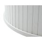 Kelly ronde uitschuif eetafel Ø120-167 cm - wit