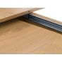 Marcie uitschuifbare eettafel Ø120-170 cm - naturel