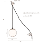 Wandlamp Bulan