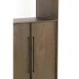 Lilian stellingkast 75x40x200 cm - donkerbruin