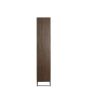 Lilian wandkast 75x40x200 cm - donkerbruin