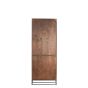 Lilian wandkast 75x40x200 cm - donkerbruin