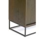 Lilian wandkast 75x40x200 cm - donkerbruin