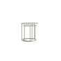 Talca bijzettafel set van 2 - rib glas/crème