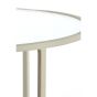 Talca bijzettafel set van 2 - rib glas/crème