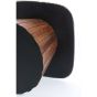 Okato bijzettafel 45x45x40 cm - crème+hout bruin