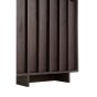 Lavinio wandkast 75x45x200 cm hout - donkerbruin