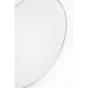 Rosario bijzettafel ø91,5x60,5 cm spiegel - helder+crème