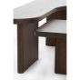 Crato salontafel set van 2 acacia hout - donkerbruin