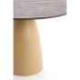 Palmira eettafel ø120x76 cm hout - bruin+mat beige
