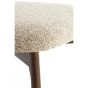 Trosa eetkamerstoel hout - bruin+crème