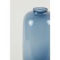 Keira vaas Ø24x56 cm - glas marine blauw