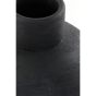 Barumi vaas deco Ø33x45 cm - hout mat zwart