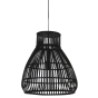 Timaka hanglamp Ø46x51 cm rotan zwart van het woonmerk Light&Living