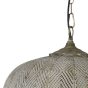 Lavello hanglamp antiek goud/wit 33.5 cm van het woonmerk Light & Living