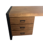 Bureau Boaz 145 cm - bruin