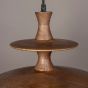 Cath hanglamp L - walnoot