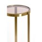 Retiro pilaar Ø30x60,5 cm - glas bruin-licht goud