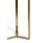 Retiro pilaar Ø30x60,5 cm - glas bruin-licht goud