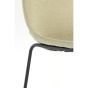 Jeddo barstoel bouclé - licht beige/zwart