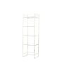 Mariki wandkast 55x40x180 cm - glas helder/nikkel