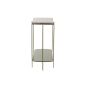 Besut sidetable - marmer groen/glas-goud