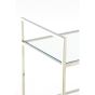 Mariki wandkast 110x40x180 cm - glas helder/nikkel