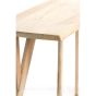Quenza sidetable mangohout 160x44x82 cm - naturel