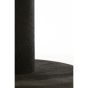 Nalagu bijzettafel Ø46x52 cm - mangohout mat zwart
