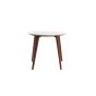 Romano salontafel - travertin zand/hout bruin